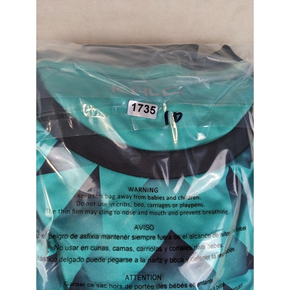 Kalci Soccer Large Goalie Goalkeeper Jersey Padded Elbow Geometric Stretch - Picture 16 of 16